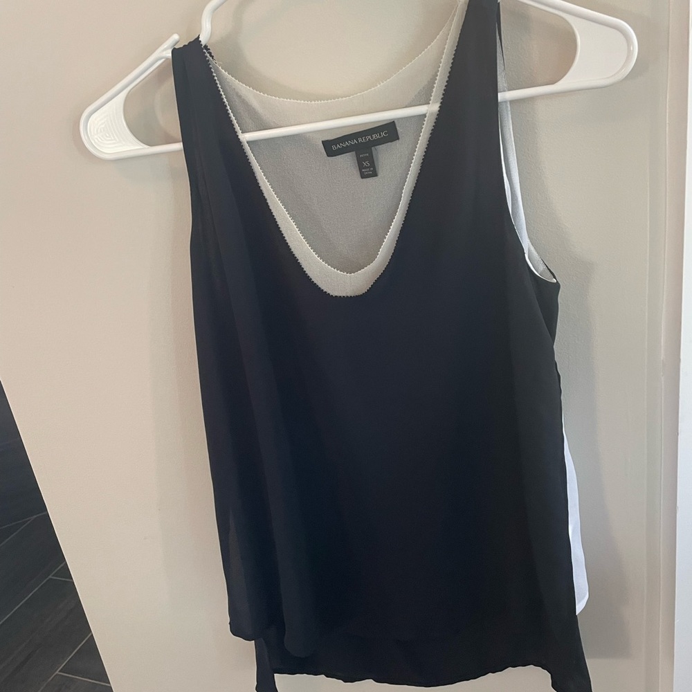 Banana Republic Double Layer Tank XS EUC